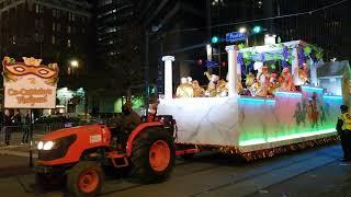 Mardi Gras Parade in the New Orleans CBD on Saturday, February 19, 2022