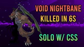 AQW - Void Nightbane Solo WR (Chrono Shadowslayer 6sec)