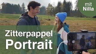 Zitterpappel/Espe - Portrait mit Nilla - Populus tremula, spitzen Schmetterings- und Käferpflanze