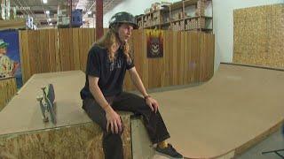 Pro-skater stresses the importance of wearing a helmet