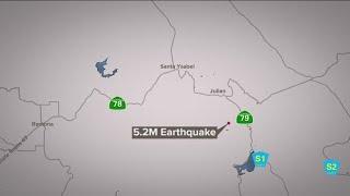 Magnitude 5.2 earthquake rocks San Diego County
