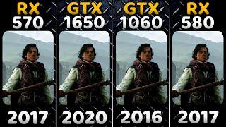 RX 570 vs GTX 1650 vs GTX 1060 vs RX 580 | 11 Games Tested (2023)