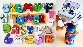 Cool Craft | Paper Alphabet Lore | Tower 4