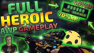 Full Heroic AWP gameplay! 70% EXP & 40% ZP Bonus! | Doxiu