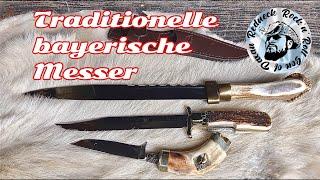 Bayerische Messer Hirschfänger, legale große Messer, 42a konform Verlängerungsmesser Otter Solingen