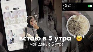 Встаю в 5 утра | Мой день с 5 утра