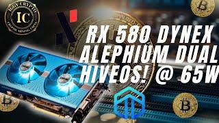 RX 580 Dynex Alephium Dual HiveOS