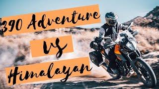 KTM 390 Adventure BS6 Vs Royal Enfield HIMALAYAN BS6 | Bikerlog Varun