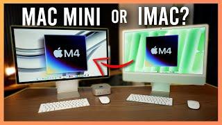 M4 iMac or M4 Mac mini? NOT an easy choice....