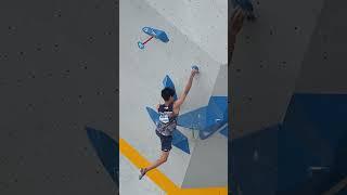 Anraku Sorato  made the HARDEST semi-final boulder look like a walk in the park!  #Shorts