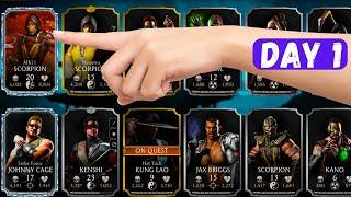 How to get MK11 Scorpion on your VERY FIRST DAY in mk mobile!