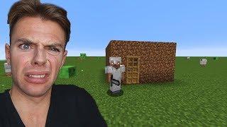 KAN JEG OVERLEVE MINECRAFT FLAD VERDEN?