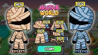 NEW UPDATE!  FREE MUMMY OUTFIT OF SECRET HALLOWEEN IN AVATAR WORLD  PAZU