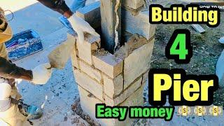 How To Build a Stone Columns ,Super Easy