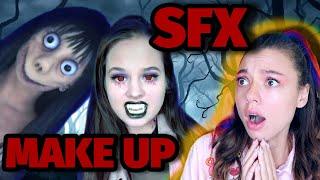 ВСТРЕТИЛА ВАМПИРОВ И МОНСТРОВ! УЖАСНЫЕ макияжи из TIK TOK ️SFX️ Makeup On TikTok