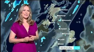 KIRSTY McCABE:-: Channel 5 Weather - 27 Aug 2013 -