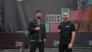 Sonny Fodera chats with Dave Treacy at 3Arena Dublin