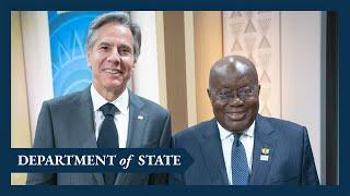 Secretary Blinken meets with Ghanaian President Nana Akufo-Addo