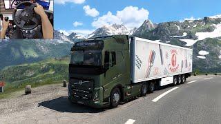 To Switzerland - Euro Truck Simulator 2 v1.50 | Thrustmaster TX gameplay