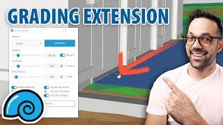Grading SketchUp Terrain with the Artisan Extension Grade Brush