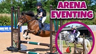 Arena eventing and showjumping for Willow and Cherry - Willow has a bad day