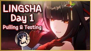 [HSR] : Lingsha Day 1 Pull & Testing Stream!