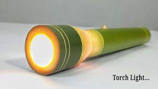 How to make bamboo Torch Light for emergencies