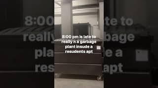 illegal garbage, dump, empties toxic waste, smell directly into window of tenants -