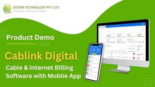 Cable & Internet billing software with Mobile App | Cable TV and ISP Billing Software | English Demo