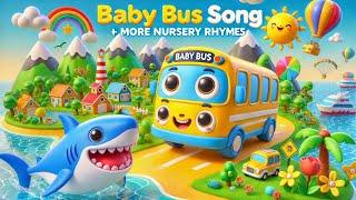 All Aboard!The Bus Song for Kids with WheelsOn The Bus + More Nursery Rhyme@CoComelon@Pinkfong