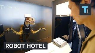 Robots look after visitors in this hotel in Japan