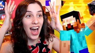 MINECRAFT STEVE IN SMASH REVEAL REACTION! Smash Bros Ultimate x Minecraft is REAL! | JustJesss