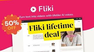 Fliki lifetime deal $189 | 90% off Fliki !