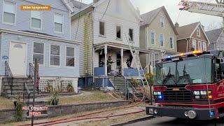 2 Alarm House Fire On Spring Street In Orange NJ