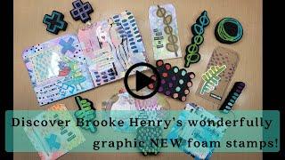 Discover Brooke Henry's Wonderful, Graphic Foam Stamps