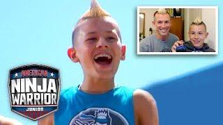 Beckstrand Family Reacts to KAI'S WINNING RUN! | American Ninja Warrior Junior