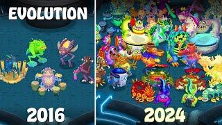 Wublin Island Evolution - All Rares & Full Song | My Singing Monsters