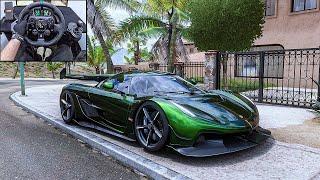 1600HP Koenigsegg Jesko - Forza Horizon 5 | Logitech G923 Steering Wheel