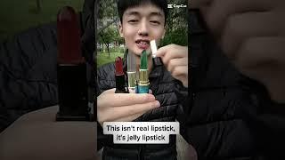 This is jelly lipstick, not real lipstick, everyone.#iceboy #mukbang #asmr #food #shorts