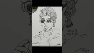 [무작정 크로키] 25년 145번째 크로키(만년필) - 라미 사파리 EF촉 (총 245번째) #drawing #sketch #croquis