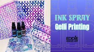 Ink Spray Gel Printing