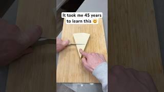 Correctly cut cheese  #lifetips #lifehacks #kitchentips #kitchenhacks #cookingtips #cookinghacks