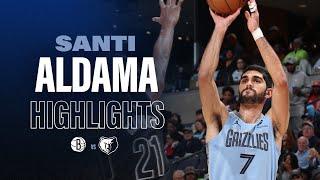 Santi Aldama Highlights vs Brooklyn Nets