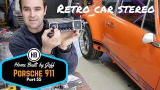 Porsche 911 Classic Car Build Part 55 - Fitting a stereo and custom floor mats