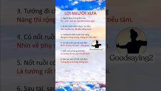 Lời Người Xưa #goodsaying #loihayydep #phatphap