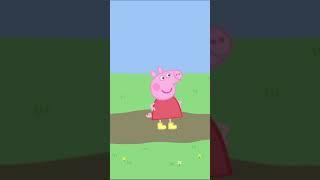 Peppa Jumps in a Muddy Puddle #shorts