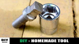 Make A Drill Powered Wrench | Homemade Tools | Diy Tools | Diamleon Diy Builds