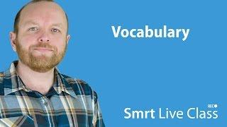 Vocabulary - Intermediate English with Mark #3