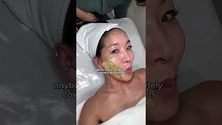 A 24k GOLD FACIAL?!! #skincare #facial #goldfacial #koreanskincare