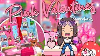 Miga World PINK VALENTINES DAYHOUSE DESIGN|VALENTINES DAY DECORATIONS| Miga town |tocaboca